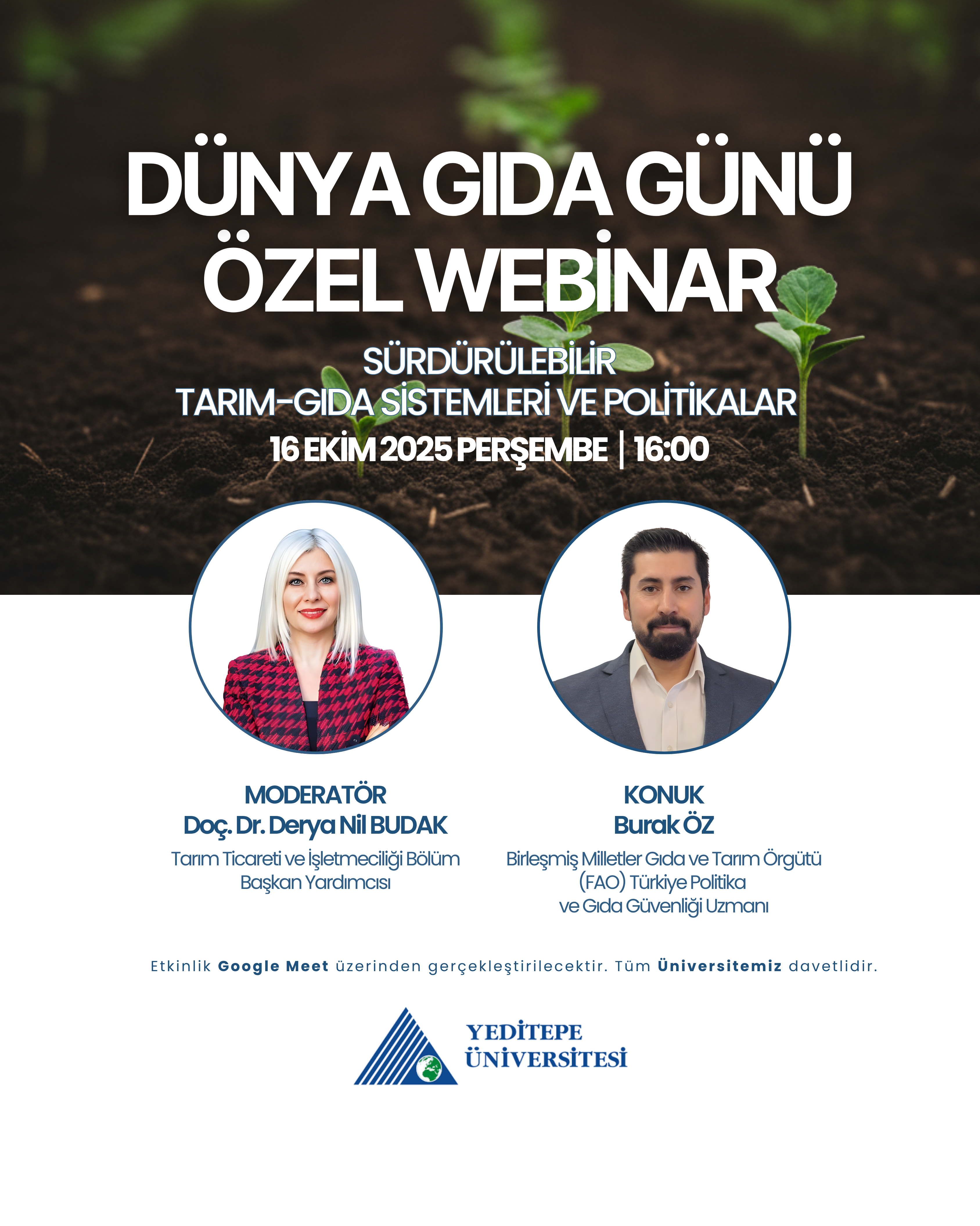 DÜNYA GIDA GÜNÜ ÖZEL WEBİNAR